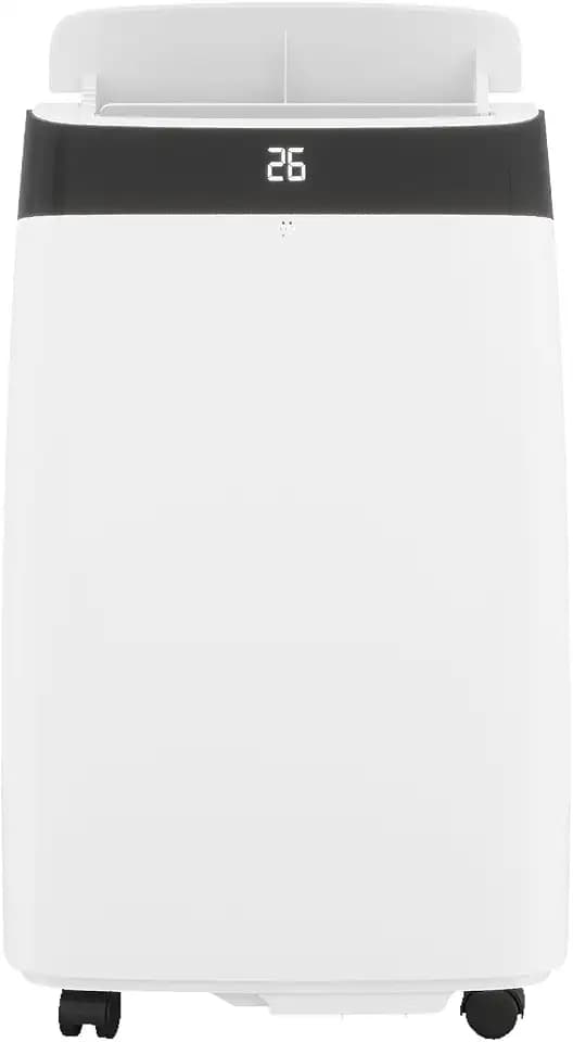 10,000 BTU Portable Air Conditioner, 3-In-1 Free-Standing Cooling AC Unit with Dehumidifier/Fan, Remote Control, Quiet Sleep Mode, 24H Timer, for Room Up 450 Sq. Ft, Black