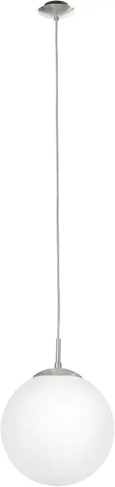 EGLO Hängelampe Rondo, 1-flammige Pendelleuchte, Kugellampe innen, Ø 25 cm