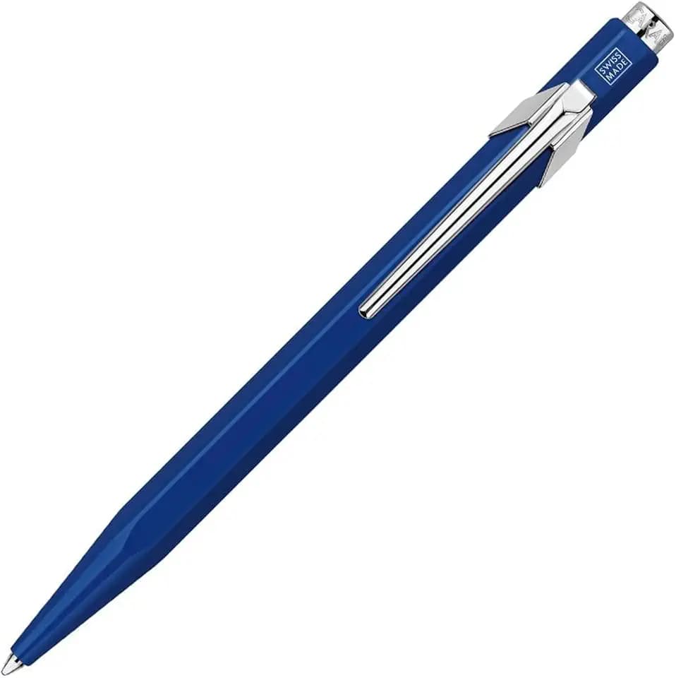 Caran d'Ache 849 Metal Range Kugelschreiber, Saphirblau, Tintenblau