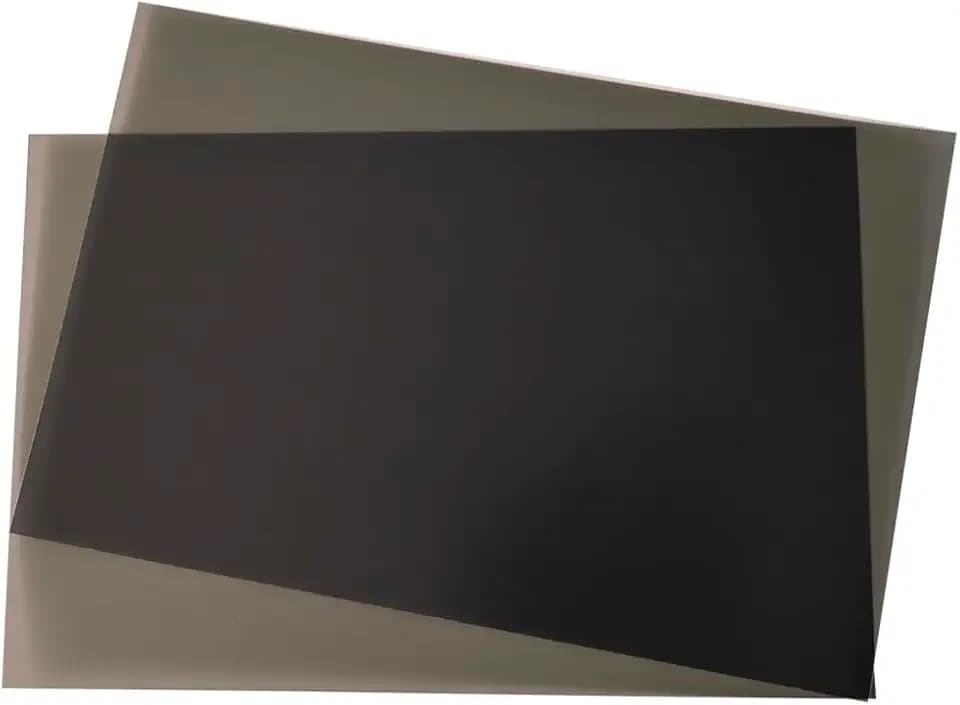 Circular Polarizers Film Non-Adhesive 11.8x7.8 inches Circularly Polarized Filter polarizing Sheets for Photography, Educational Physics Experiments,2 Pack