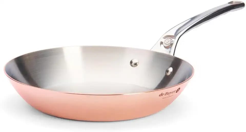 de Buyer - Bratpfanne aus Kupfer INOCUIVRE - 20 cm - 6424.20, Kupferbraun