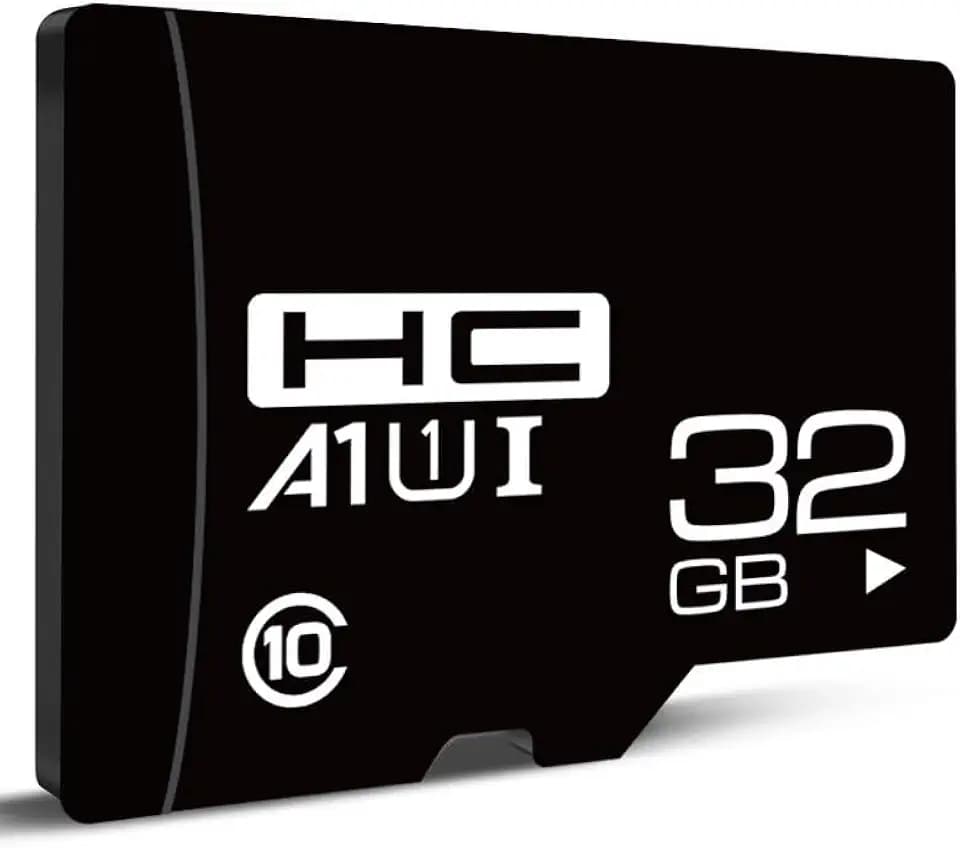 1PC 32GB Memory Card, UHS-I Storage Card, High Speed, Fat 32, Class 10, Full HD Video, Micro SDHC Card for Security Cameras, Game Cams