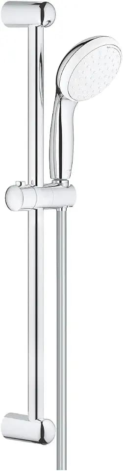 Grohe 2759810E Tempesta 100 Brausestangenset 2 Strahlarten, Chrom Mit Wassersparfunktion 5,7 L/Min.