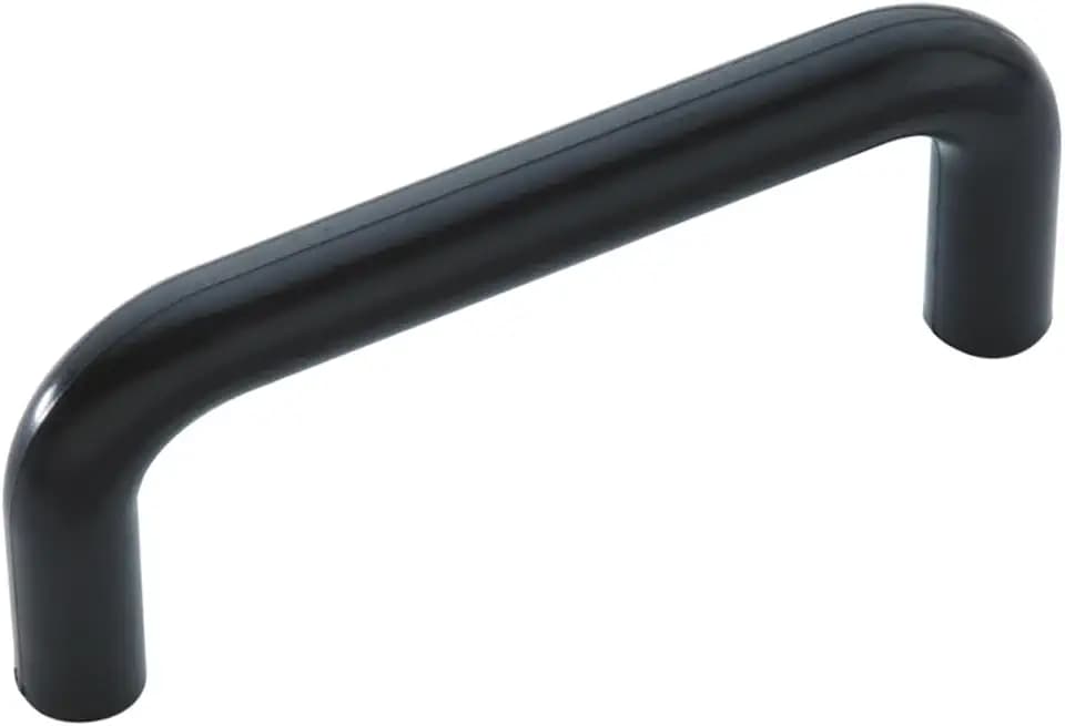 Hickory Hardware 25 Pack Solid Core Kitchen Cabinet Pulls, Luxury Cabinet Handles, Hardware for Doors & Dresser Drawers, 3 Inch Hole Center, Black, Wire Pulls Collection