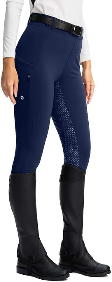 SANTINY Full-Seat Silicone Horse Riding Pants