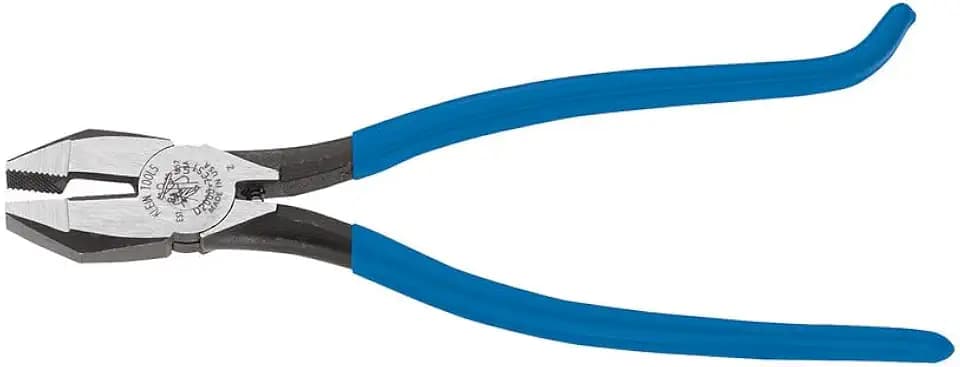 Klein Tools D2000-7CST Slim Head Ironworker Pliers, Spring-loaded, 9-Inch