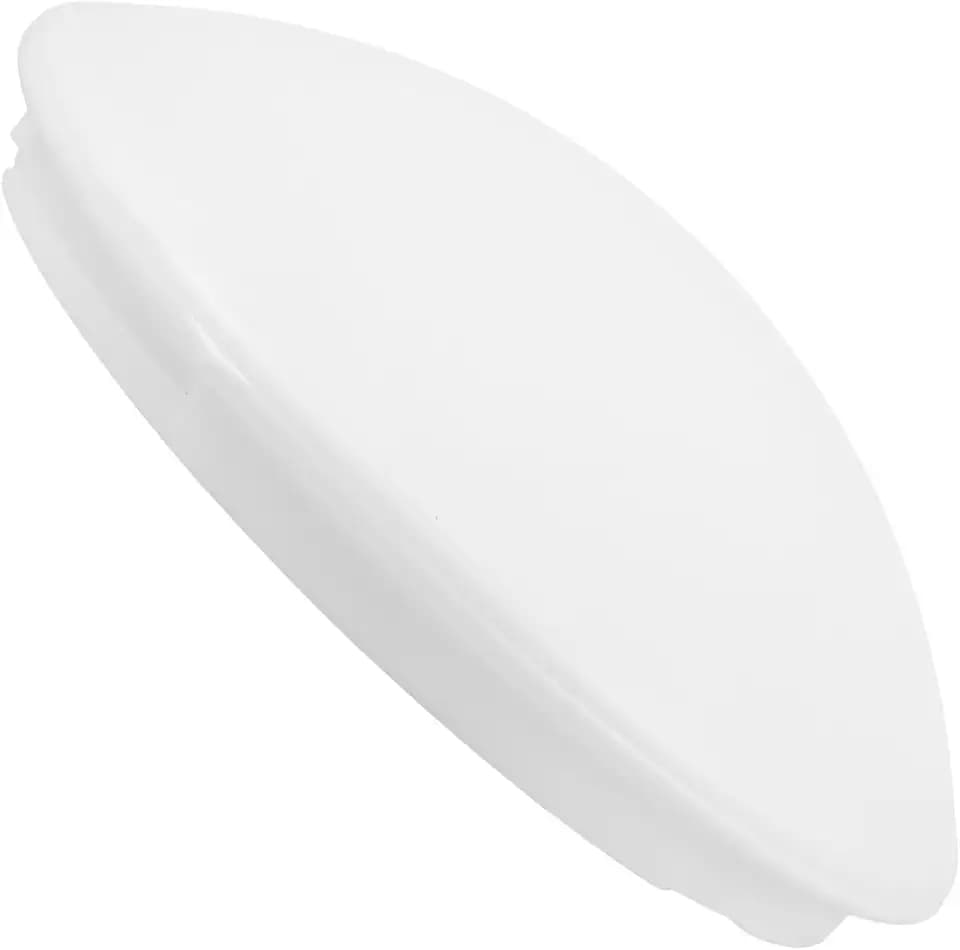 Veemoon 10-Inch Plastic Ceiling Light Cover - Flush Mount Ceiling Fixture Replacement Shade for Bedroom Dining Room and Chandelier Lighting Accessories, 9.5 Inch Twist Base