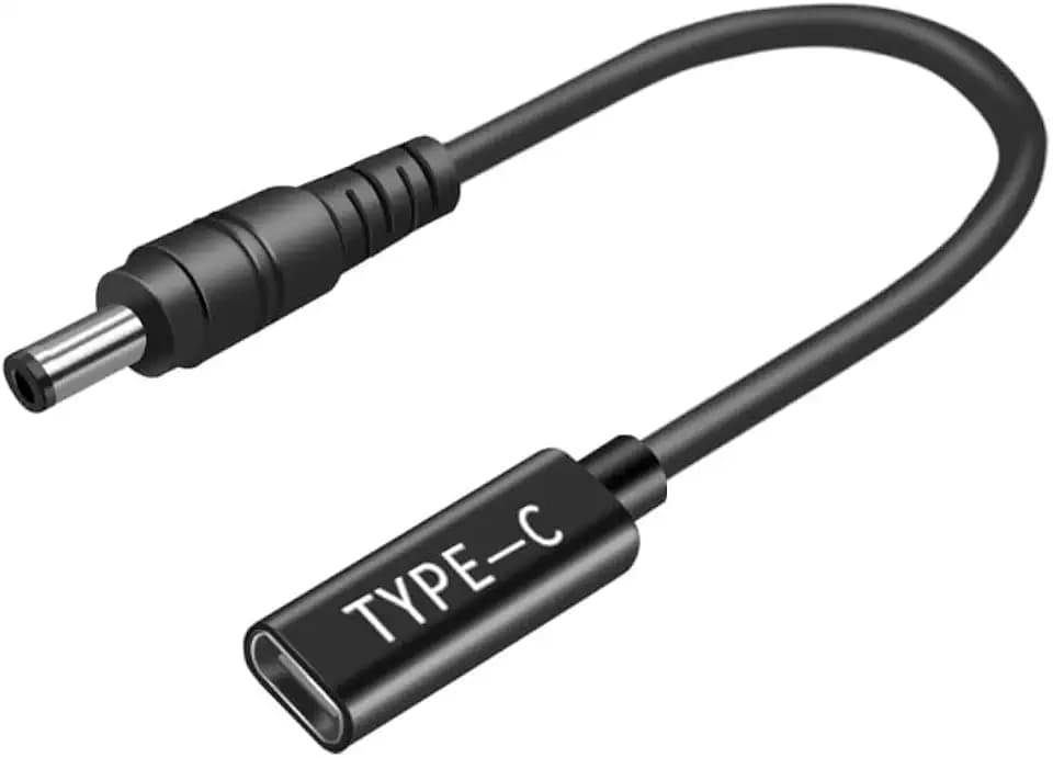 USB C Cable to 4.5x3.0mm Laptop Adapter, 100W PD USB Type C to DC Adapter Compatible for Dell Latitude 11 12 XPS 13 Vostro 14 5000 15 17 7000 Inspiron