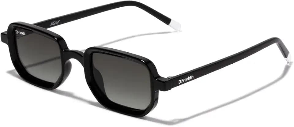 D.Franklin Sonnenbrillen - Unisex - Sonnenbrille mit UV- Schutzgläsern - Modell Jiggy - Rechteckig - Für Männer und Frauen - Sunglasses