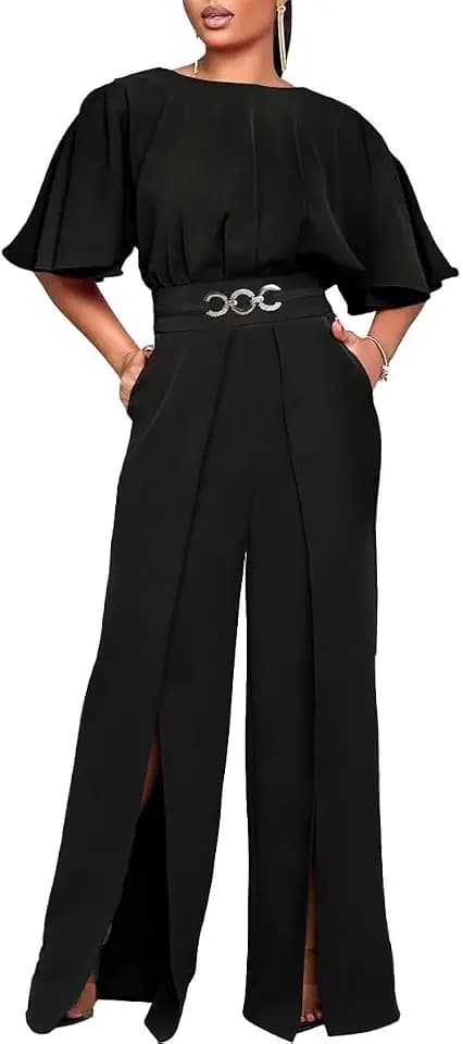 knowfashionstyle Elegant Jumpsuit For Women Dressy Formal Party Rompers