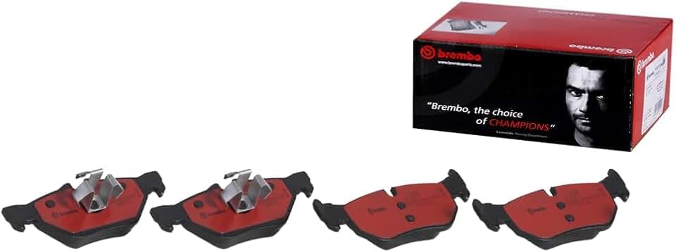 Brembo P06038N Premium Ceramic Rear Disc Brake Pad Set BMW/BMW (BRILLIANCE) OE# 34216790761