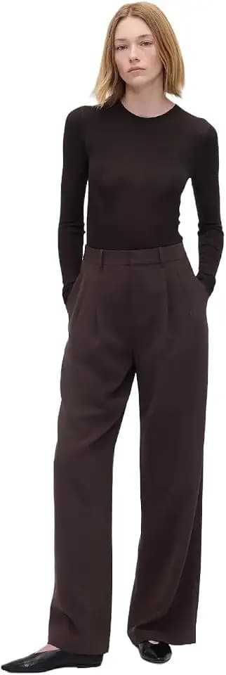 GAP Women's Everyday High-Rise Wide Leg Pant