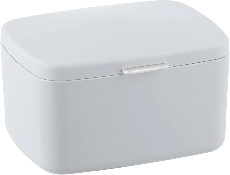 WENKO Badbox mit Deckel zur Aufbewahrung von Utensilien, weiß