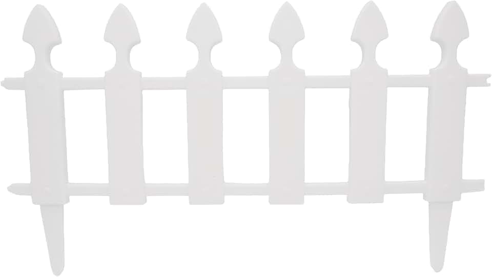 EasyFlex 24.9' Picket Border Fence Kit, White