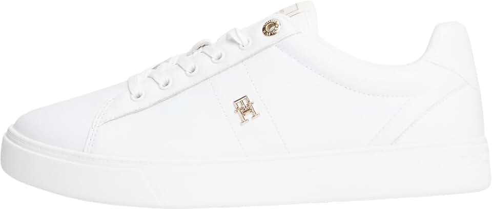 Tommy Hilfiger Damen Court Sneaker Schuhe aus Leder