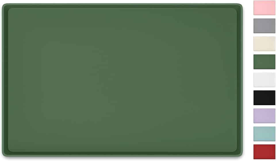Silicone Art Mat for Crafts, 12" x 19" Waterproof Non-Slip Painting Mat
