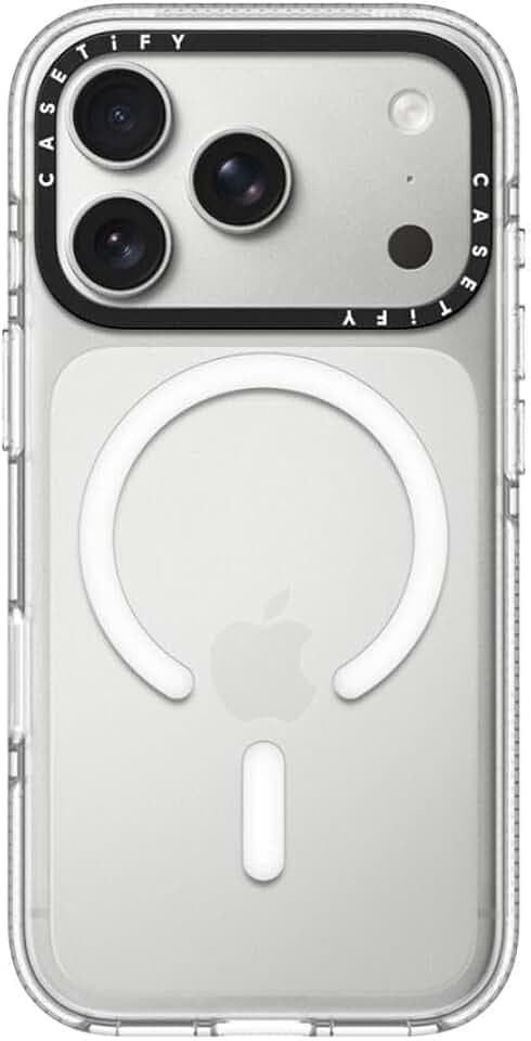 CASETiFY for iPhone 17 Pro Case - Impact Clear Compatible with MagSafe