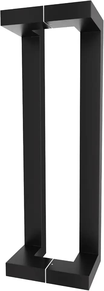 18" Matte Black Front Door Push Pull Handle Double-Sided
