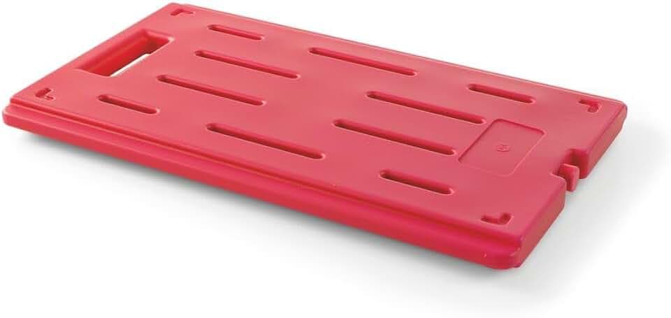 HENDI Aufheizelement, kann bis zu 90°C erhitzt Werden, für den Einsatz in Thermoboxen, GN 1/1, 530x325x(H) 30mm, HDPE