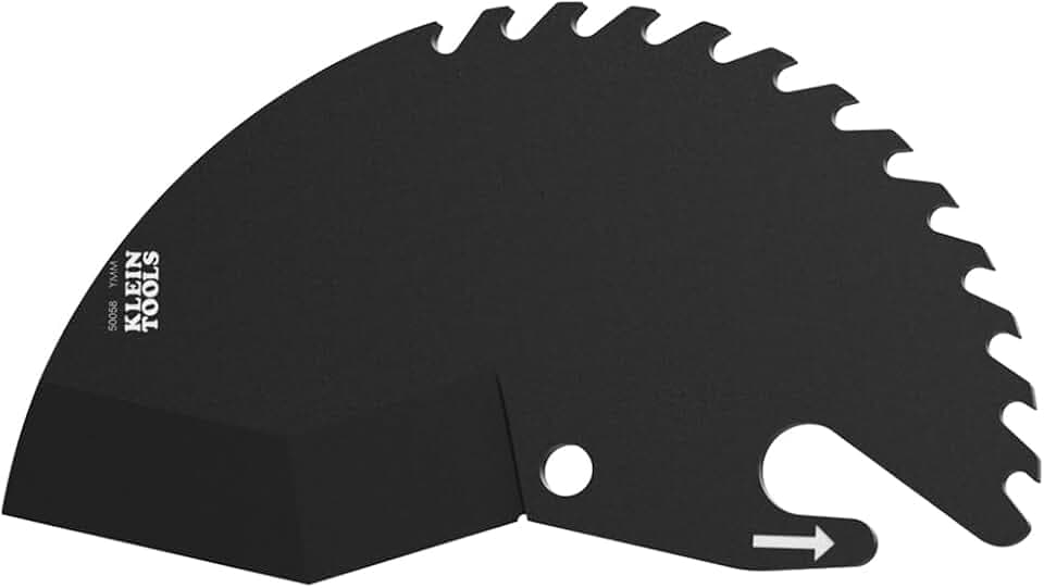 Klein Tools 50058 Replacement Blade for 1-1/4-Inch PVC Ratcheting Pipe Cutter (Cat. No. 50044)