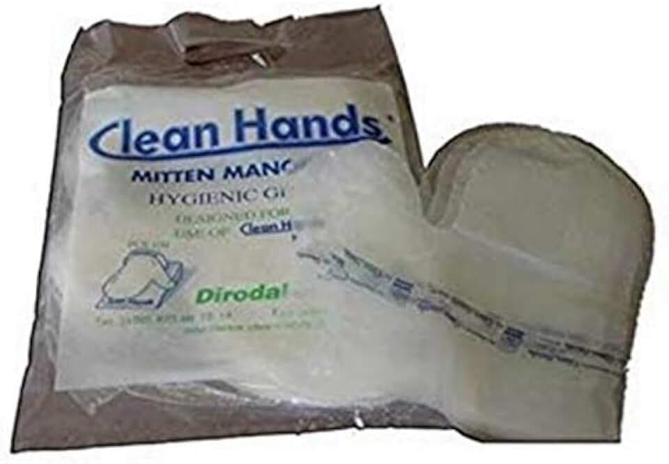 Handreiniger, Hygiene-Handschuhe, 100 Stück, HACCP-Griff, für Lebensmittelhandhabung, ideal für Backwaren, Supermarkt, Obst usw