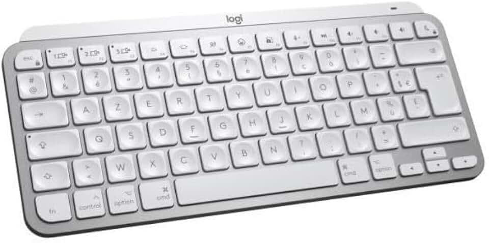 Logitech MX Keys Mini For Mac Minimalist Kabellos Illuminated Tastatur - FRA AZERTY