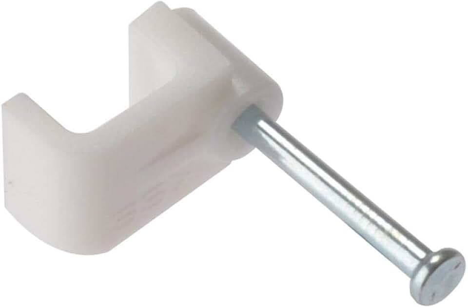 Forgefix FCC75 W Kabelschelle, flach, Weiß