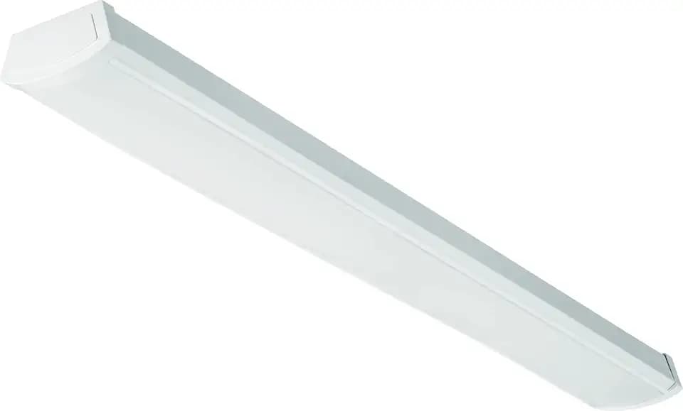 Lithonia Lighting 4' Low-Profile LED Wraparound Light Fixture, 4000K, 120V