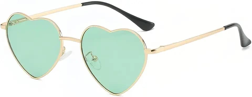 Klassische Polarisation Herz Sonnenbrille Damen Herren Party
