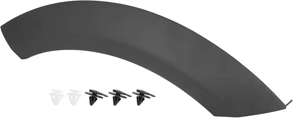 X AUTOHAUX Front Wheel Front Right Side Arch Trim Wheel Eyebrow Mudguard Flares 51131505866 for BMW for Mini Copper Upper Fender Arch Cover Black