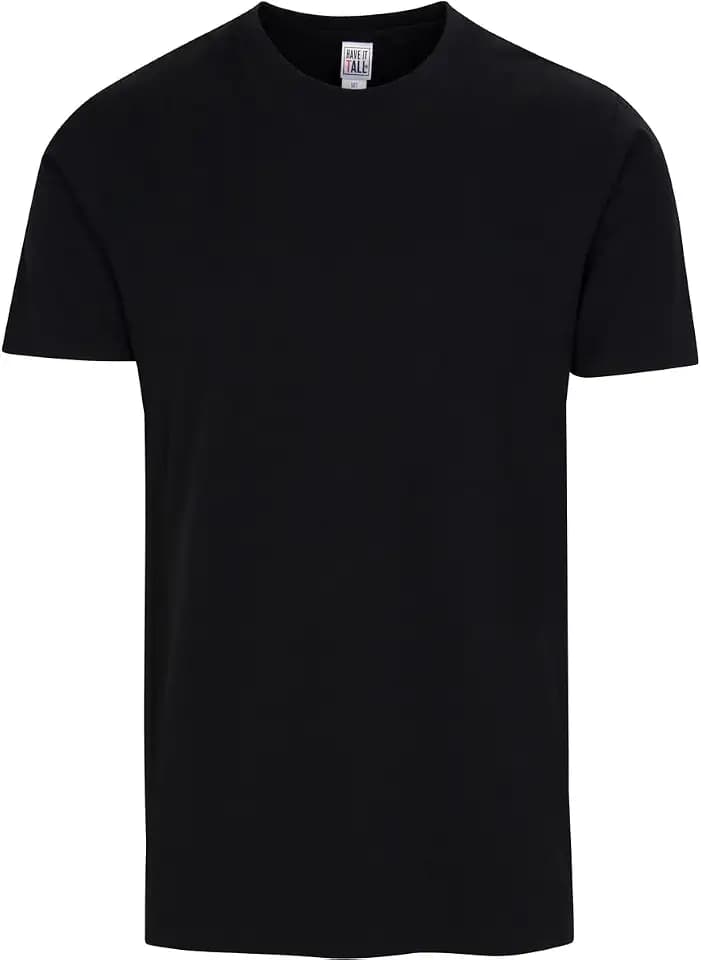 Have It Tall Men's CVC Premium Blend Fabric Slim Fit Short Sleeve T Shirt