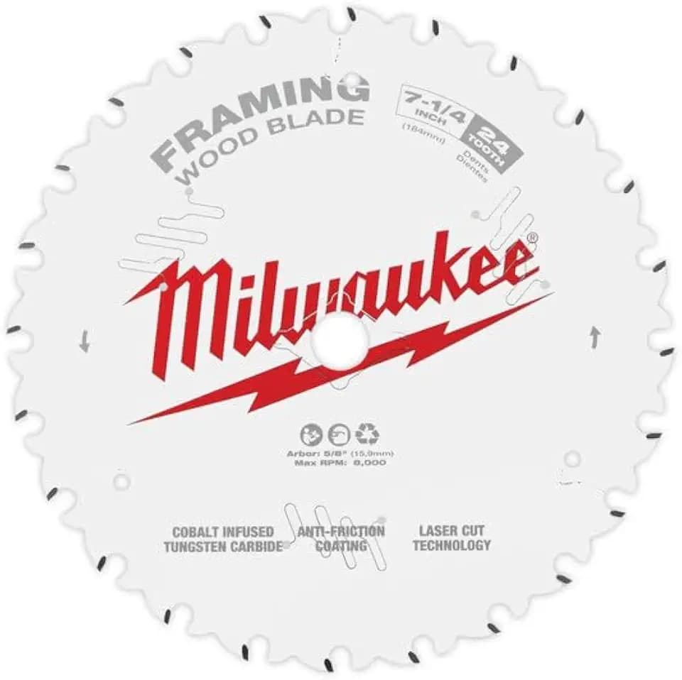 MILWAUKEE 7-1/4 in. 24T Framing Circular