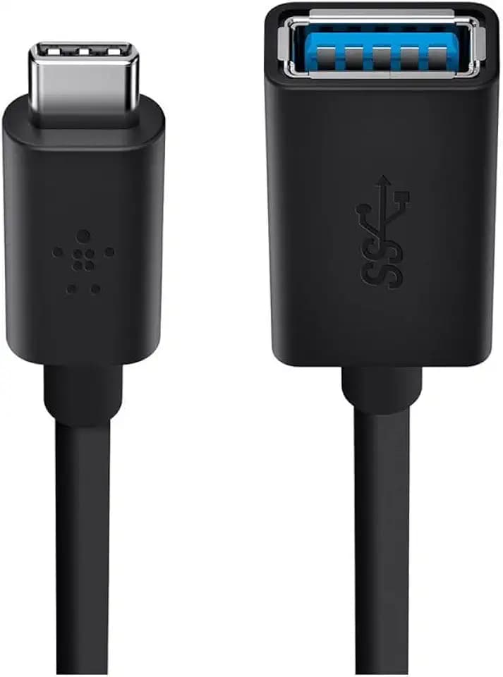 BELKIN USB 3.1 GEN 1 Type-C Male to USB 3.1 GEN 1 Type-A Female Adapter Cable - Black