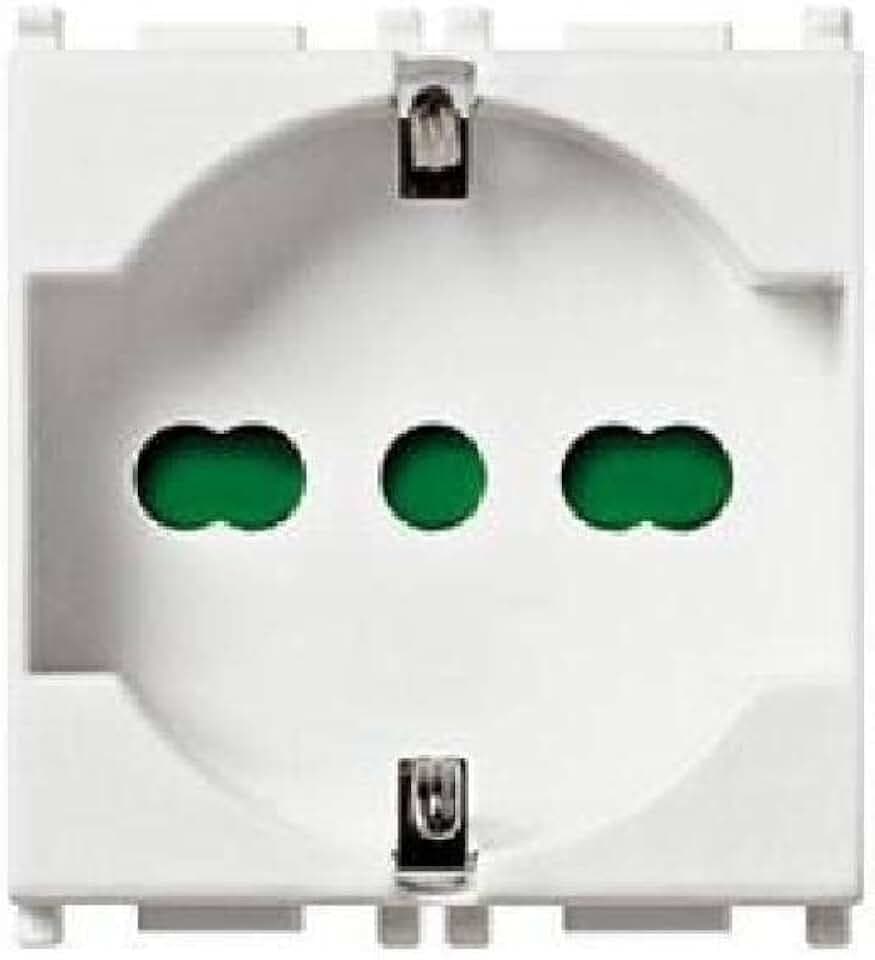 VIMAR SERIE Wandhalter – Steckdose 2-polig + Erde 16 A Universal antibakteriell