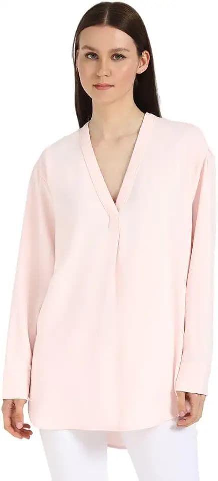 Calvin Klein Jeans Women's Relaxed V Neck Blouse