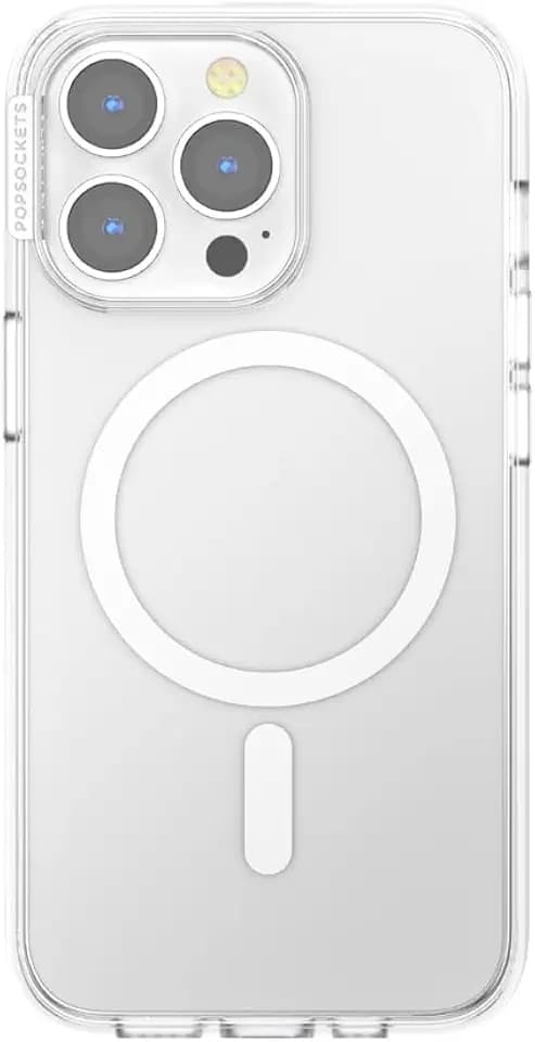 PopSockets iPhone 13 Pro Phone Case with MagSafe- Clear