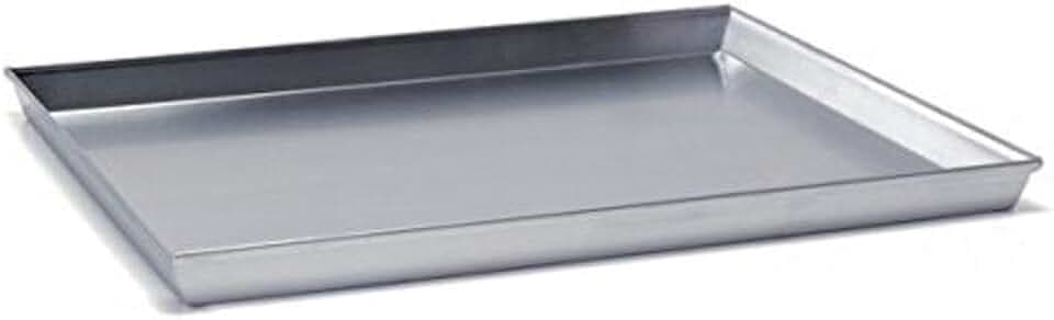 BALLARINI Professionale 7000 Backblech, 50 x 35 x 3 cm, Aluminium, Silber | Made in Italy, Rechteckig, Satiniert, Pizzablech