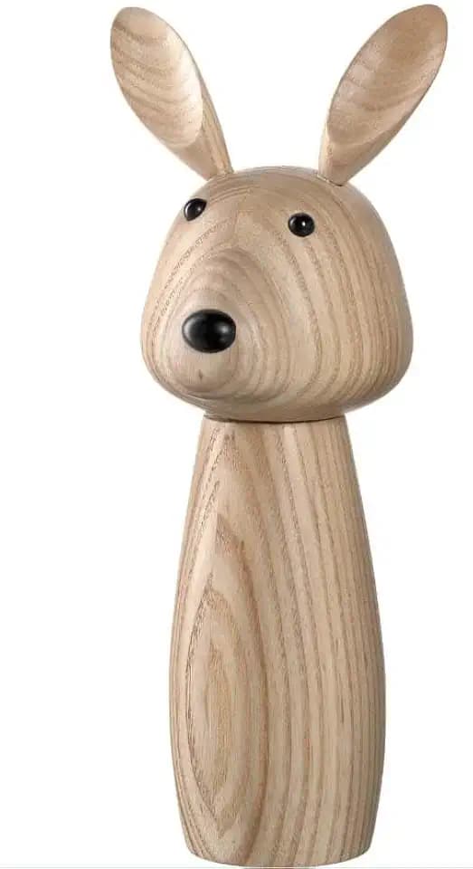 Gewürzmühle Hase aus Holz