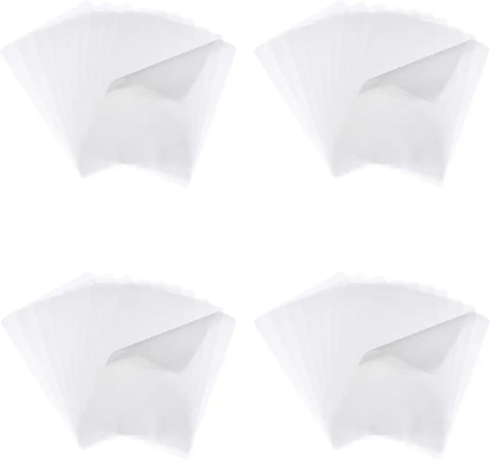 NBEADS 100 Stück Foto Heiß Laminierfolien, 15.9x11 cm Transparent Laminierbeutel Folie Fotoschutzfolien Heiße Laminatbeutel Blätter für versiegelte Foto Karte Unterlagen Visitenkarten, Dicke: 0.1mm