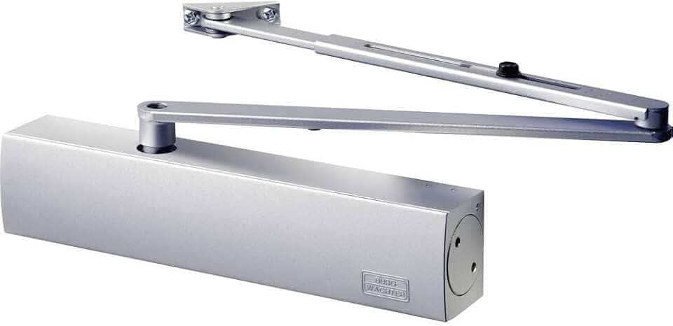 Burg Wächter Türschließer für Außen– und Innentüren, hydraulisch, variabel einstellbar, Breite bis 140 cm, Gewicht bis 180 kg, TS 4000 V S, Silber
