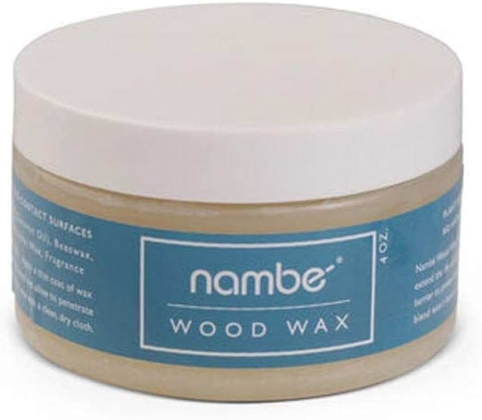 Nambé Wood Wax – 4 oz. Conditioning Blend for Wooden Serveware, Utensils & Boards – Scented Food-Safe Finish with MCT Coconut Oil, Beeswax & Carnauba Wax – Protects from Drying & Cracking