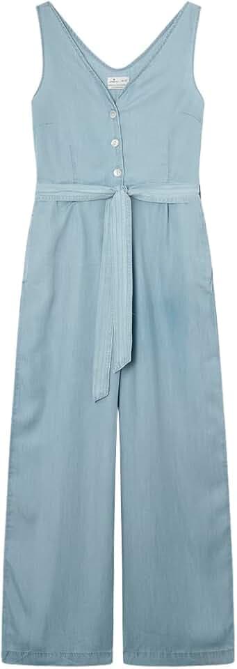 Springfield Damen Pantalones Anzughose, Azul Medio, 44W/25L