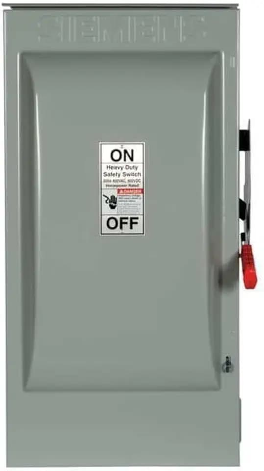 Siemens HNF364R 200-Amp 3 Pole 600-volt 3 Wire Non-Fused Heavy Duty Safety Switches