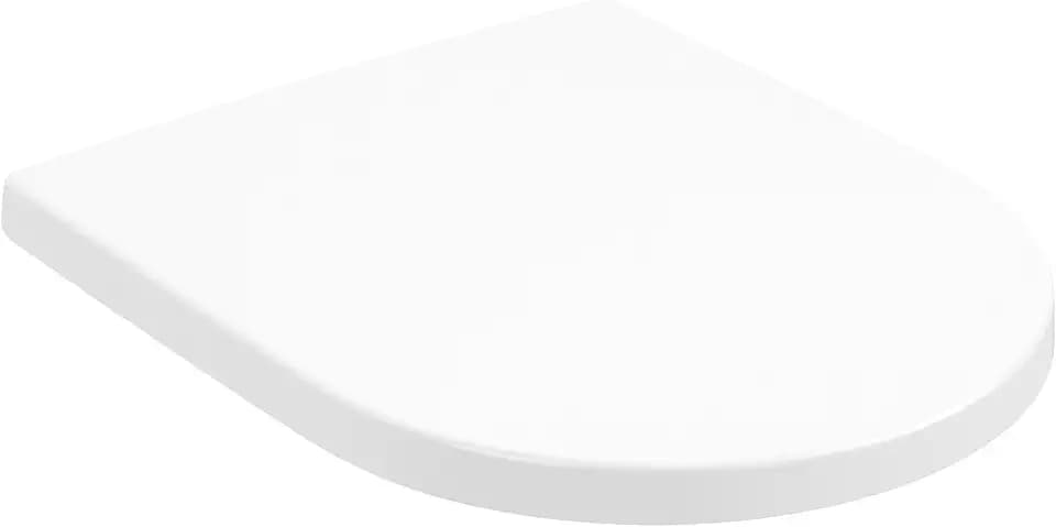 Villeroy & Boch Subway 3.0 WC-Sitz mit SoftClosing und QuickRelease, 374x438 mm, 8M42S1RW, Farbe: Stone White