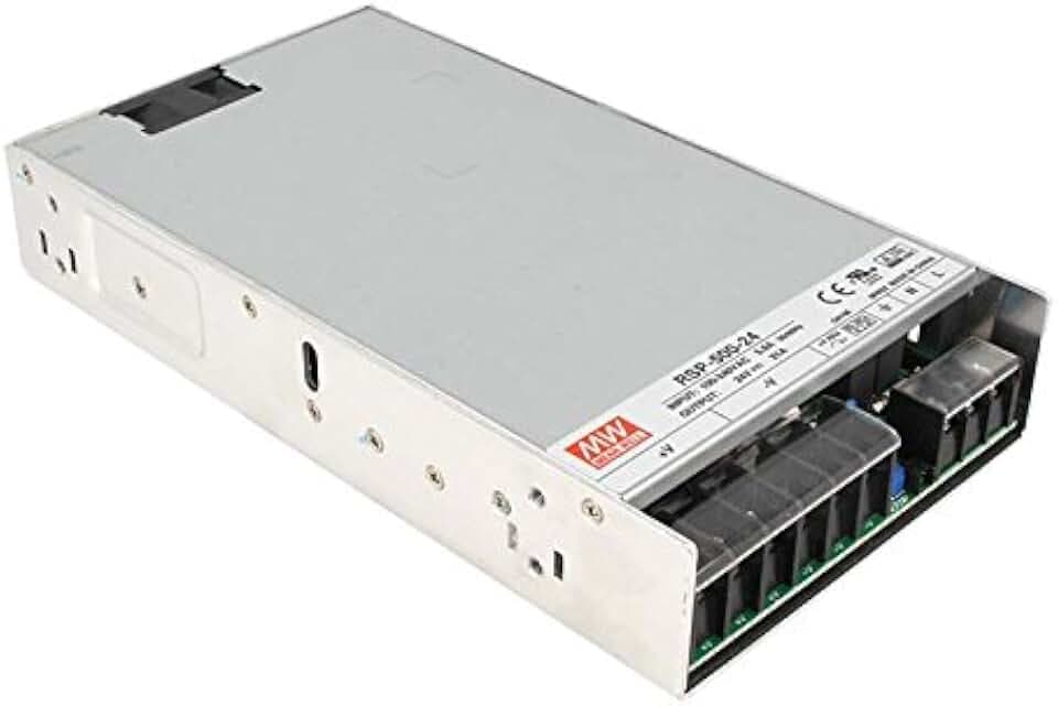 Netzteil Meanwell RSP-500-24500 W 24 V 21 A Trafo von AC 220 V auf DC 24 V für LED-Leuchten innen mit Lüfter