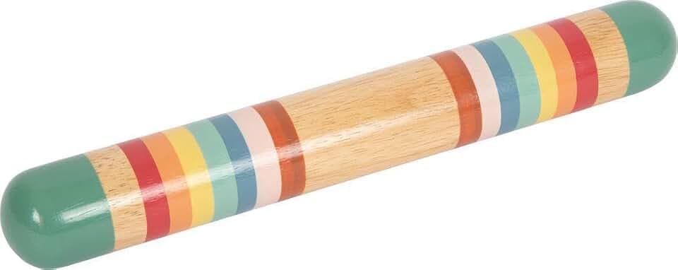 small foot Regenmacher "Safari" aus Holz, Rhythmusinstrument, Sinnesspielzeug und Rassel für Kinder ab 12 Monaten, 12319