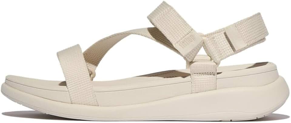 Fitflop Damen F-mode Go Adj. Webbing Flatform Z-strap SandalsSandale