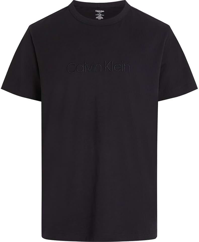Calvin Klein Herren-T-Shirt, kurzärmelig, Rundhalsausschnitt