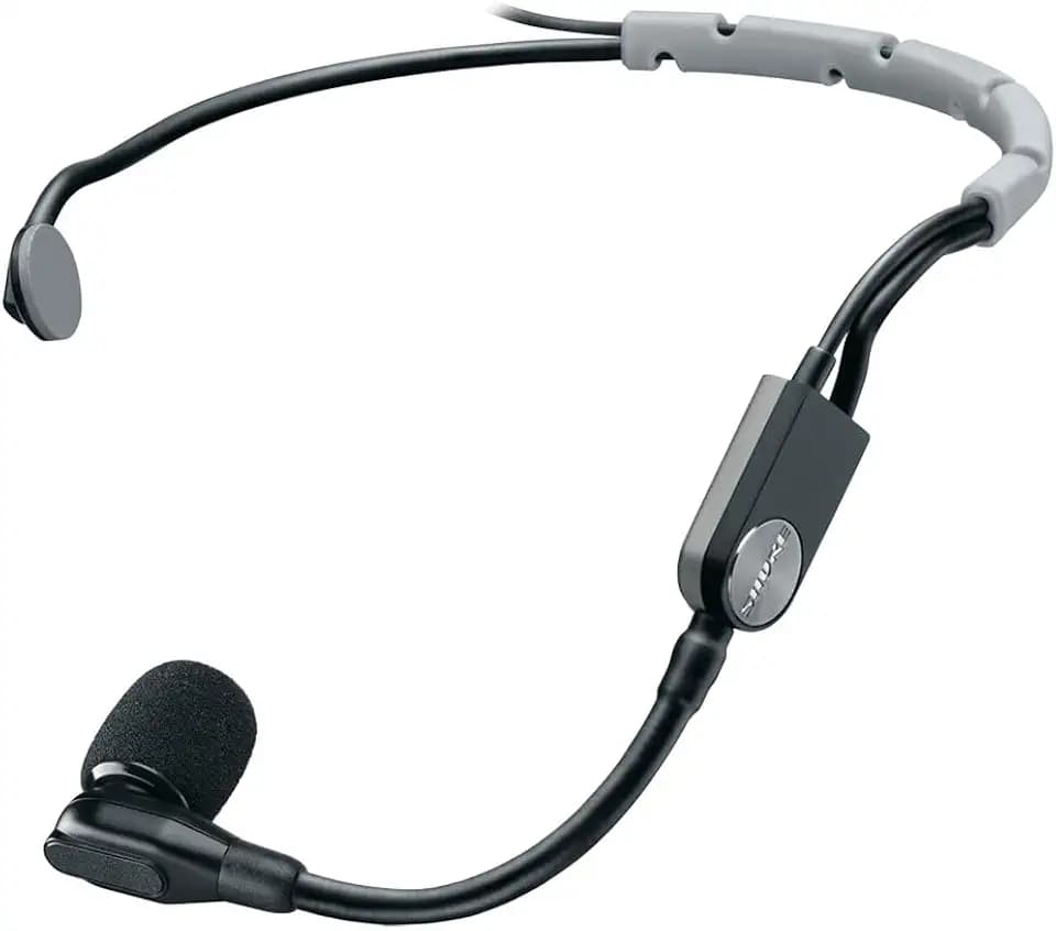 Shure SM35-TQG kabelloses Performance Headset-Kondensatormikrofon, inkl. Windschutz mit Snap-Fit Halterung und TA4F-Stecker (TQQ)