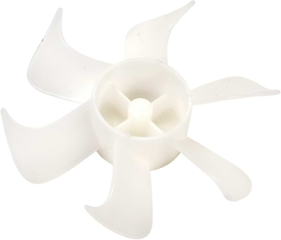 Whirlpool WP2163777 OEM Top Freezer Refrigerator Evaporator Fan Blade, White